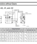 CHUNYE SGM7J-08AFC6S servo motor technical drawing with dimensions (front/side views)
