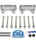Heavy Duty Front Leveling Lift Kit For 1986 1995 Toyota IFS Pickup And 1993 1998 Toyota IFS T100 2WD, T6 aluminum spacers and bolts.
