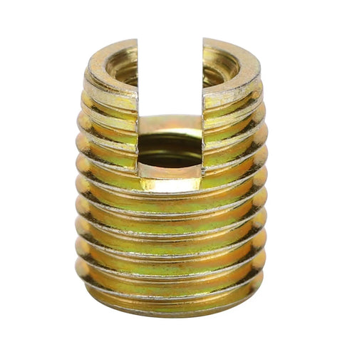 Self Tapping Thread Repair Inserts Kit For Furniture And Wood Carbon Steel 20Pcs M2 to M16, close-up insert