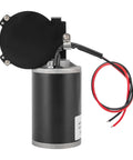 24V 80W 220RPM Brushed DC Gear Reduction Motor With Left Position Mount High Efficiency Gearbox SDX20U side view