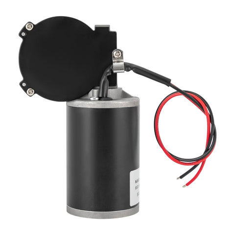 24V 80W 220RPM Brushed DC Gear Reduction Motor With Left Position Mount High Efficiency Gearbox SDX20U side view