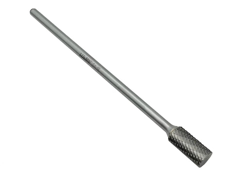 Pro Grade Heavy Duty Double Cut Tungsten Carbide Burr Set For Metal Carving Polishing Engraving And Drilling With Extra Long 4 Inch Shank