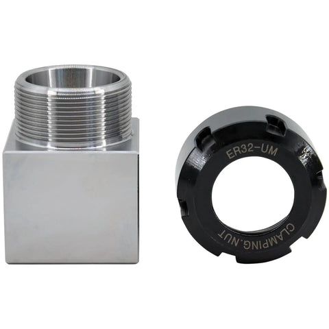 ER32 Collet Chuck Block Set Of 2 For Square Hex And Parallel Workholding On CNC Lathes Engraving And Cutting Machines Built Tough
