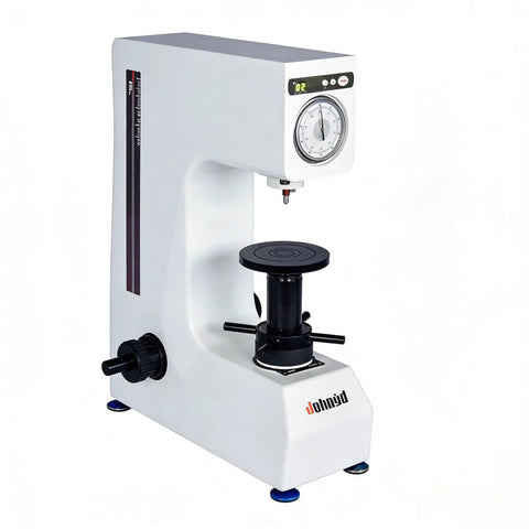 Heavy Duty Electric Motorized Superficial Rockwell Hardness Tester Features Dial Display for precise measurements in any shop setup.