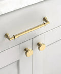 2 Pack 10 Inch Champagne Bronze Cabinet Pulls Heavy Duty Solid Kitchen Cabinet Handles For Cabinets And Bathrooms, Rust Proof, Non-Toxic, Easy Install, Champagne Gold Drawer Hardware For A Sleek, Built-To-Last Upgrade on white cabinet doors