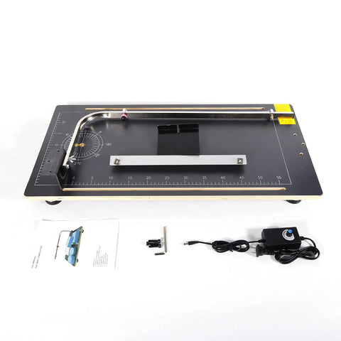 Heavy Duty Tabletop Hot Wire Foam Cutter Knockout Slicing Power For Styrofoam EPE KT Board Adjustable Angle fast heat up with accessories.