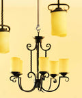 Chandelier Load Bearing Downrod With Hooks, 9.45 Inch Ceiling Light Support Tube, Replacement for Pendant Lamps and Ceiling Fixtures