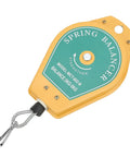 Yosoo Health Gear Spring Balancer 3-5KG Retractable Tool Fixture Holder with yellow casing and safety lock for assembly line use.