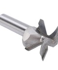 Mingzhe R18 1 Inch Carbide Router Bit For Woodworking Grooving Sturdy Tungsten Steel Shank Heavy Duty Arc Bending Cutting Tool