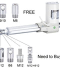 Built Like A Tank DC 24 Volt Electric Linear Actuator with motor and interchangeable mounts for custom applications.