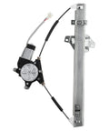 Front Left Window Regulator With Motor For Chevy Spark One Point Two Liter 2013 To 2015 showing motor and cable assembly.