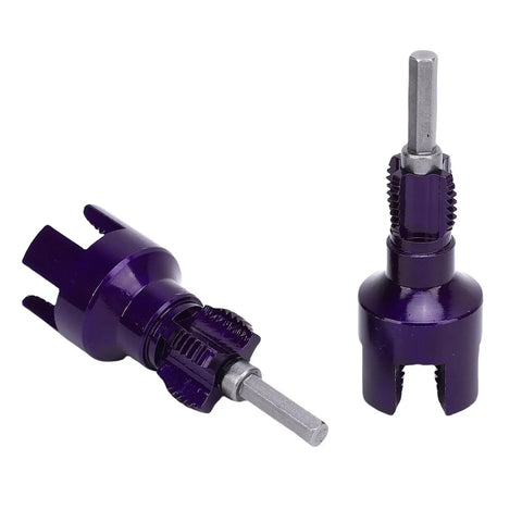 1 2 Inch And 3 4 Inch Pipe Threader Tool Set For Plumbing, dual threading cutters, alloy steel, for PVC and metal pipes.