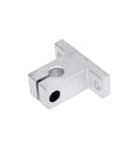 Aluminum Linear Motion Rail Clamping Guide Supports For 8mm Shaft Ideal For 3D Printers And CNC Machines Set Of 10 Silver
