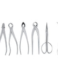 Garden Cutting Tools Set 6 Piece Stainless Steel Bud Scissors And Wire Pliers With Storage Bag For Bonsai Fruit Tree Pruning Leaf Trimming And Garden Maintenance, six tools