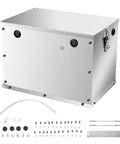 Hella Durable Aluminum Battery Box Fits Group 24 And 31 Marine Trolling Motors With Cool Airflow And Rust Proof Shield ready for installation.