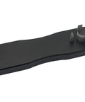 Top view of Heavy Duty Hole Punch Tool For Fabric And Canvas Hammer Punch with metal handle and twist lock fasteners.