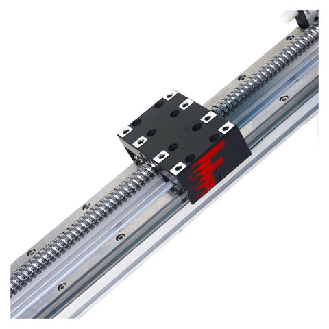FSK80 Linear Module With 15mm Double Guide Rails Ball Screw Stage For CNC Machines, black metal slider on precision rails