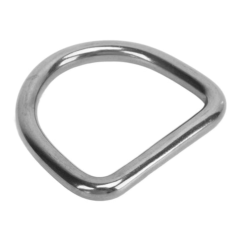 Beefy 316 Stainless Steel D Pull Buckle Set For Saltwater Marine Rigging And Boating Gear, Rugged Hardware Accessories For Ropes Chains And Straps, 10 Piece Pack, close-up