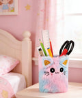 Cute Cool Cat Pen Holder Desk Organizer For Office And Home Decor Must Have Makeup Brush Holder And Pencil Cup Adorable Cat Design