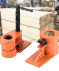 Heavy Duty 1 Inch Pipe Clamp Jaws Vise Fixture Set For Woodworking Tools Built To Last And Beefy For Gluing And Assembly