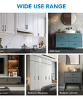 Wide use range of stainless steel cabinet handles with three inch hole spacing drawer pulls for cabinets dresser and bathroom
