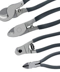Heavy Duty Wire Cutters And Cable Shears Kit - Badass 4 Piece Tool Set showing high carbon steel diagonal pliers and snippers.