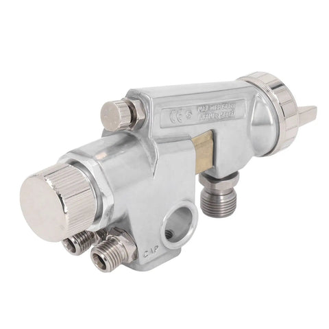 Pneumatic Paint Sprayer Air Spray Gun Delivering 98 Psi Power With Fine Atomization And Adjustable Width Control close-up.