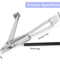 Dual Spring Automatic Greenhouse Window Opener Kit For Roof Vents With Solar Heat Sensitive Actuation dimensions diagram