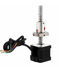 Smooth Stepper Motor 17HS8401S Coupled With SFU1204 Ball Screw L300mm For CNC Engraving Machine Upgrade Your DIY Gear Today, showing motor with wiring.