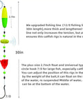 Diagram of Six Piece Catfish Fishing Rigs Ready Kit With 2 In 1 Rotating Rattles And Double Rattles Beads For Freshwater And Saltwater