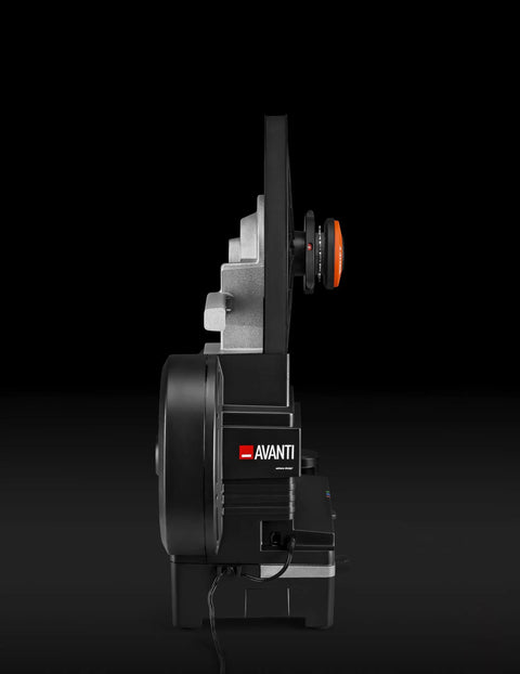 Side view of Avanti Zwift Ready Direct Drive Bike Trainer With Virtual Shifting One Percent Power Accuracy WiFi And Bluetooth