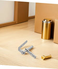 Stainless Steel Self Closing Cafe Door Hinge With Heavy Duty Build And Dual Swing Operation For Wood Doors And Kitchen Or Bar Cabinets, Rock Solid Pivot Hinges For Smooth, Hands Free Access, stainless steel hinge on wood floor with screw