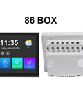 Touchscreen 4 Inch LCD Display Module With Temperature And Humidity Sensor Dual Core WiFi Bluetooth Dev Board, front and rear view