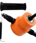 Orange Multipurpose Double Head Sheet Nibbler Metal Cutter Drill Attachment for Iron Stainless Steel Aluminum Plastic Plywood