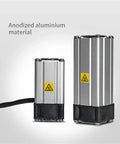 Solid Build Dc 24 Volt Aluminum Alloy Industrial Air Fan Heater For Equipment Cabinets Kicks Some Serious Heat With 200 Watts And Stays Super Quiet, showing two anodized aluminum heaters.