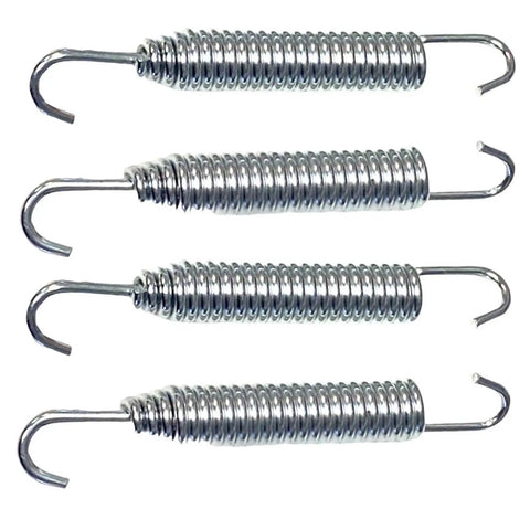 Kick Exhaust Muffler Mounting Kit With Durable Hangers Heavy Duty O-Rings And Springs For Yamaha Banshee YFZ350 Years 87 To 06 Perfect Upgrade Part That Slays Any Off Road Ride, 4 steel springs