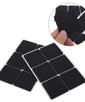 Self Adhesive Rubber Feet Pads For Furniture And Hardwood Floors, Durable Floor Protectors, 12 Pack, Black, 1.8 Inch Diameter
