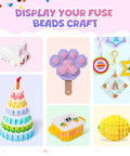 11000 Piece Fuse Beads Kit With 36 Colors For Totally Creative Crafting For Girls Aged 5 To 12 includes vibrant bead designs