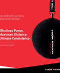 Patented Golf Swing Training Ball That Helps You Sync Arms And Body For Real Connection From Takeaway Through Follow Through