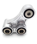 Triangle Lever CPL Rear Suspension Linkage Arm For KTM Husqvarna GasGas 2016 2017 2018 2019 2020 2021 2022 2023 Replaces OEM 7900408014401 silver aluminum linkage arm with bearings