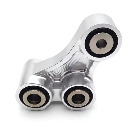 Triangle Lever CPL Rear Suspension Linkage Arm For KTM Husqvarna GasGas 2016 2017 2018 2019 2020 2021 2022 2023 Replaces OEM 7900408014401 silver aluminum linkage arm with bearings