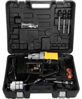 Heavy Duty Magnetic Base Drill Press Rock Solid Shop Workhorse Two Twenty Volt Portable Core Boring Rig For Tough Metal Jobs No Fuss Setup Sweet Performance Day In Day Out in a sturdy carrying case.