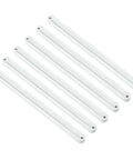 Six Piece White Plastic Drawer Slides With Side Mounted Grooved Rails For Furniture Featuring Slick Glide Action And No Sweat Installation For A Dang Sharp Home Upgrade Fix