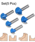 Shop Approved Core Box Router Bit With Half Inch Shank Ideal For Fluted Cabinets And Drawer Fronts Designed To Run Slick And Deliver Zero Tear Out On Hard Maple Or Oak Boards Today, set of 5 bits.
