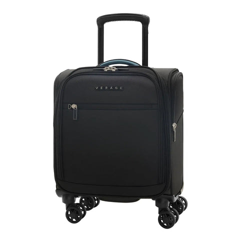 14 Inch Underseat Carry On Luggage With Spinner Wheels And USB Charging Port, Lightweight Wheeled Suitcase For Airlines, Durable...