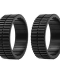 Robot Vacuum Wheel Tire Covers For 380 380T 320 Mint 5200 Rubber Wheel Skins Easy Install All Surface Protection Pet Hair Debris Guard Spare Parts Accessory For Home Vacuums, two black rubber covers