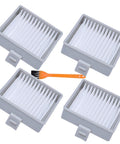 Replacement Vacuum Filter For Hand Vacuum Models P712 P713 P714K 18V A32VC04 019484001007 Compatible, four pieces with brush