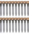 20-Piece Pack Antique Brass Upholstery Tacks arranged in two rows showing threaded steel bodies for DIY furniture projects.