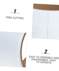 Window Screen Repair Tape Kit Self Adhesive Patch For Quick Fixes And Easy Installation showing free cutting and easy assembly features