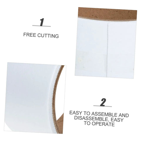Window Screen Repair Tape Kit Self Adhesive Patch For Quick Fixes And Easy Installation showing free cutting and easy assembly features